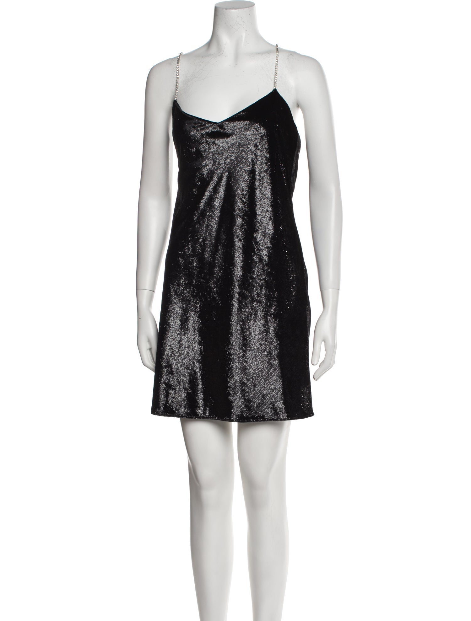 Area V-Neck Mini Dress