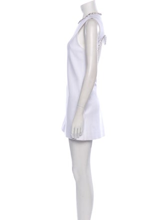 Area Crew Neck Mini Dress