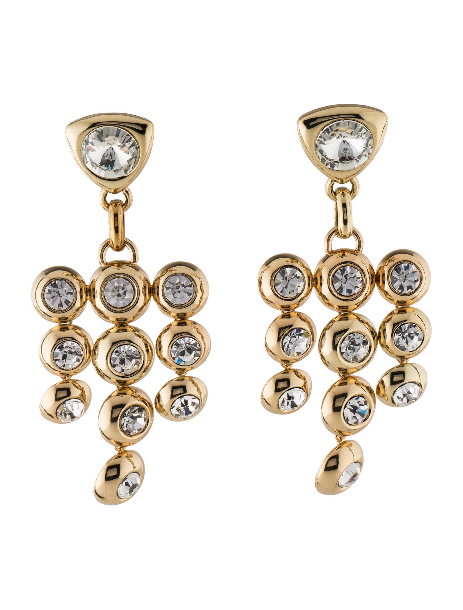 Area Crystal Chandelier Earrings
