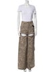 Area Printed Bow Accents Pant Set