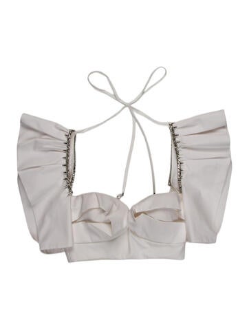 Area Tops Square Neckline Sleeveless Crop Top US 0 | XS