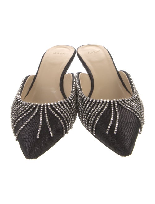 Area Crystal Embellishments Mules