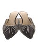 Area Crystal Embellishments Mules