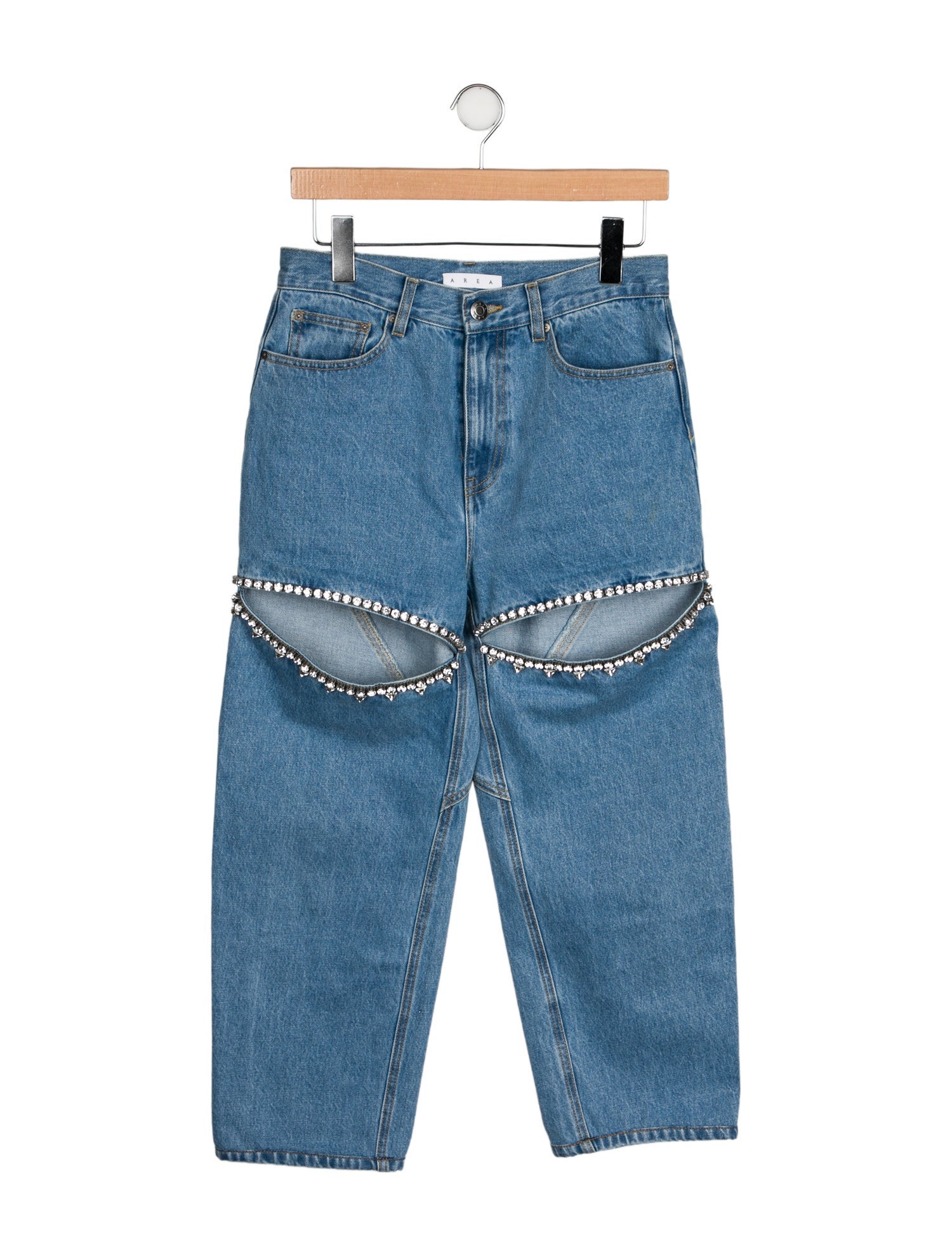 Area High-Rise Straight Leg Jeans