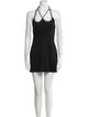 Area Halterneck Mini Dress