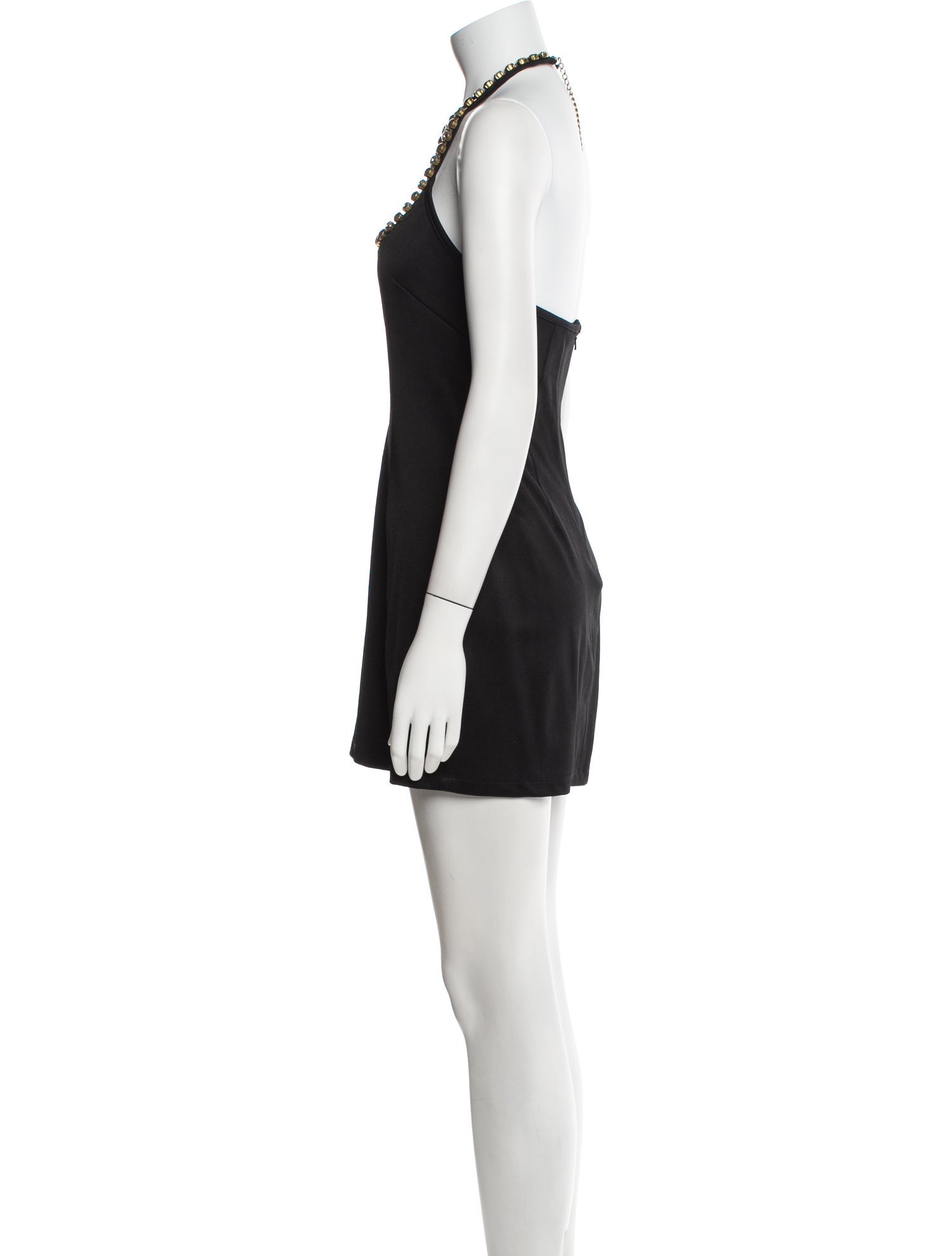 Area Halterneck Mini Dress