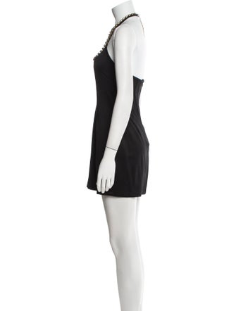 Area Halterneck Mini Dress