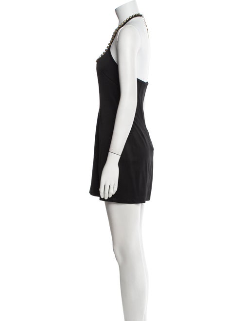 Area Halterneck Mini Dress
