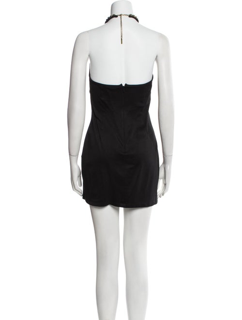 Area Halterneck Mini Dress