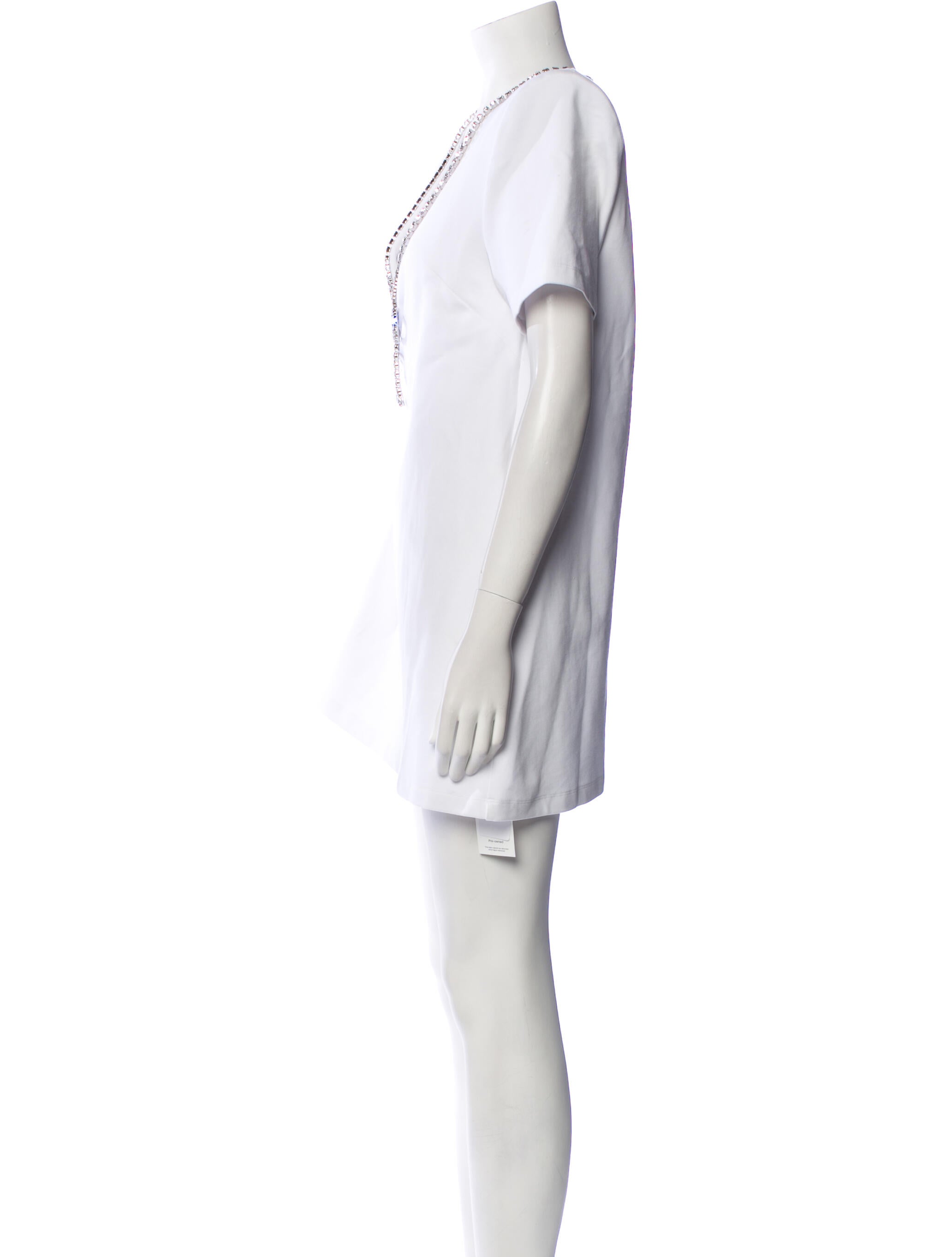 Area V-Neck Mini Dress