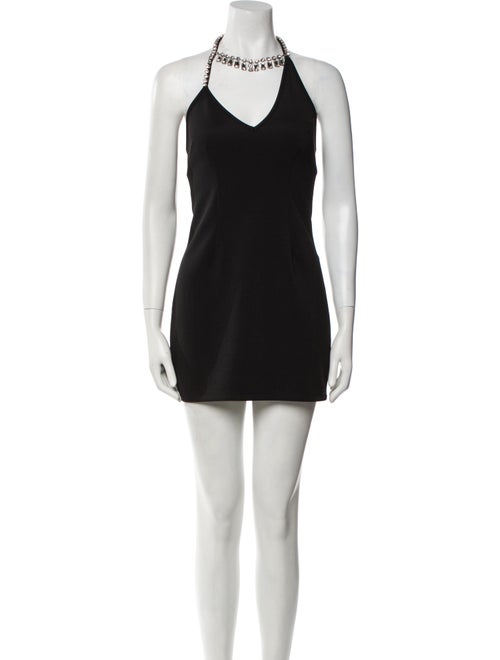 Area Halterneck Mini Dress