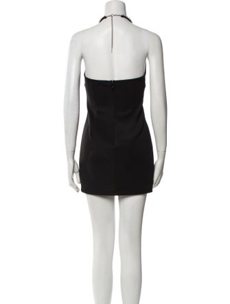 Area Halterneck Mini Dress