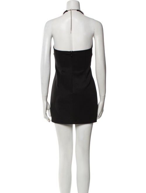 Area Halterneck Mini Dress