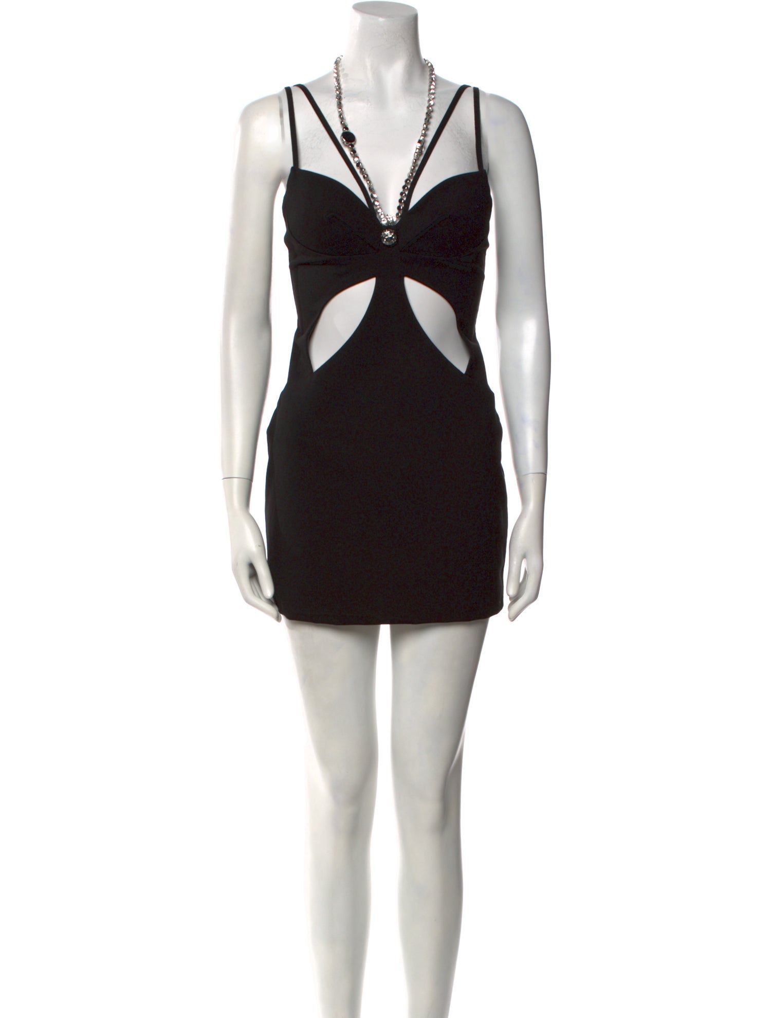 Area Plunge Neckline Mini Dress w/ Tags