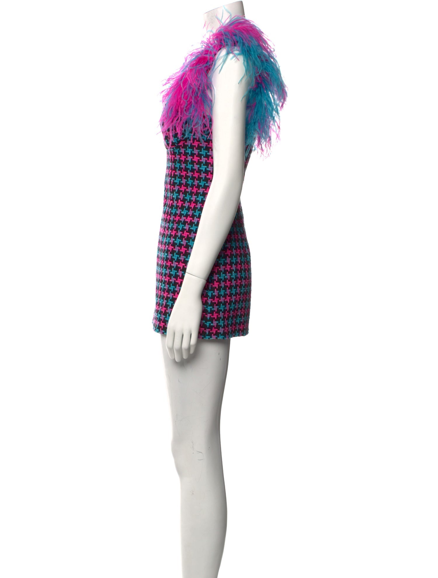 Area Printed Mini Dress