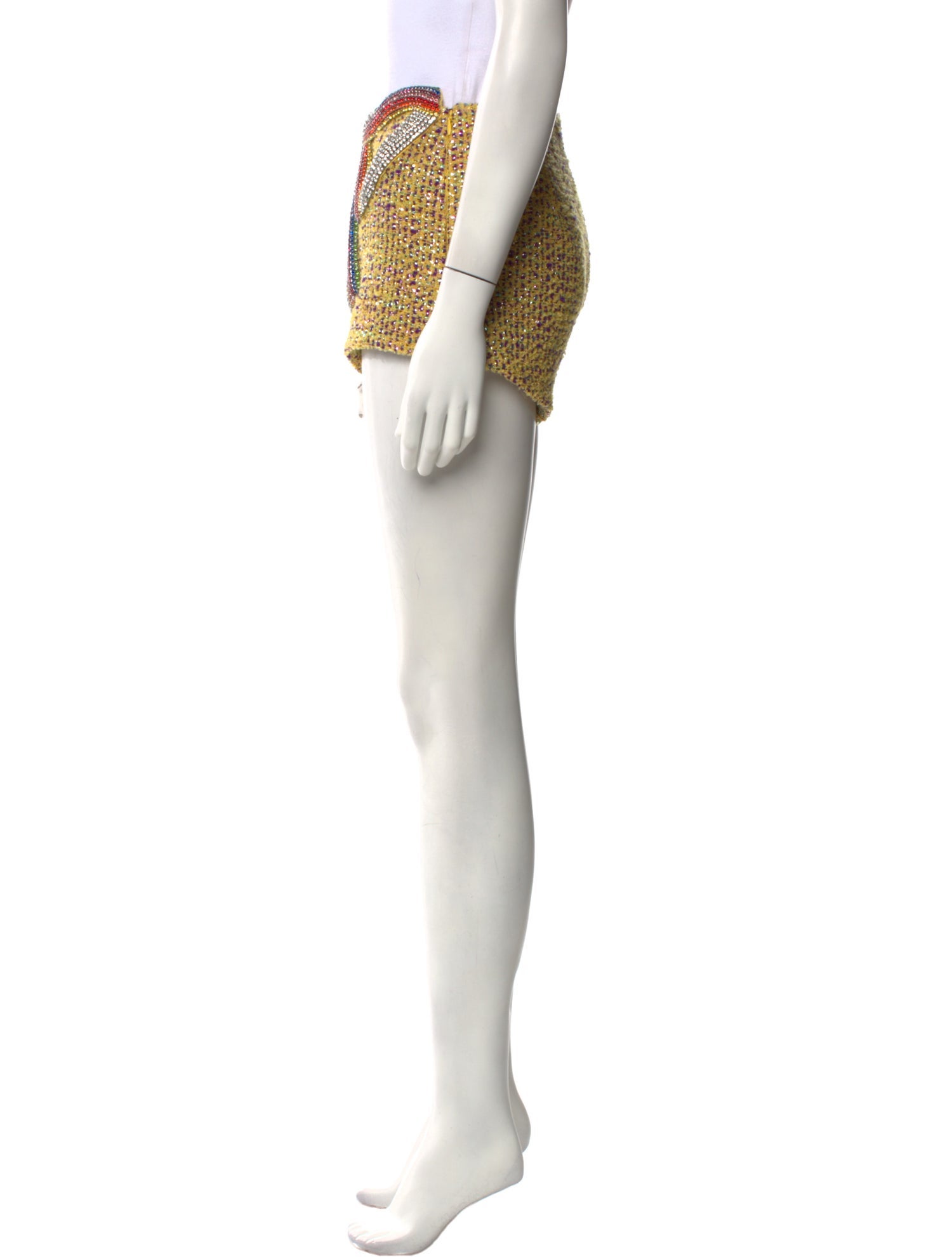 Area Wool Mini Shorts