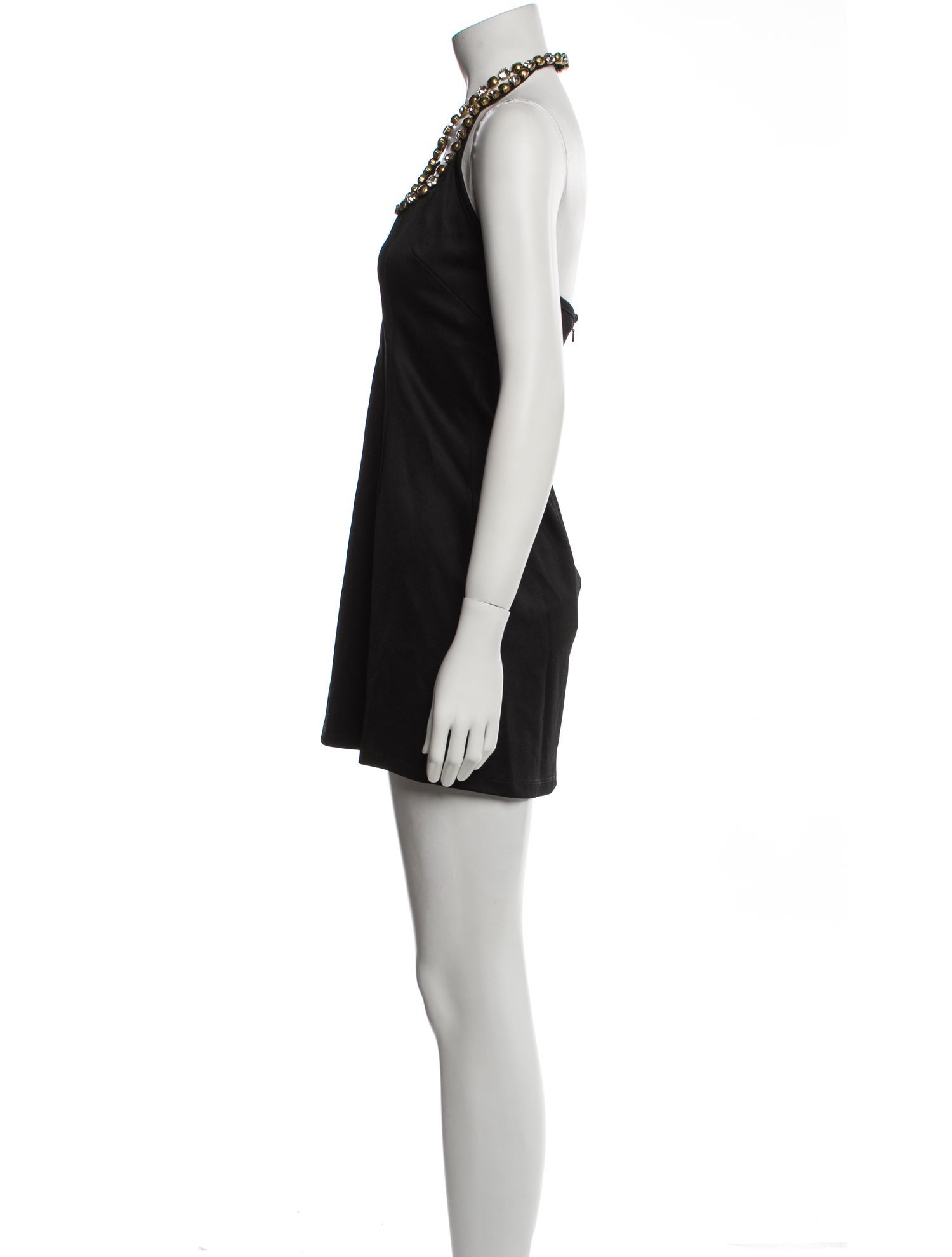 Area Halterneck Mini Dress