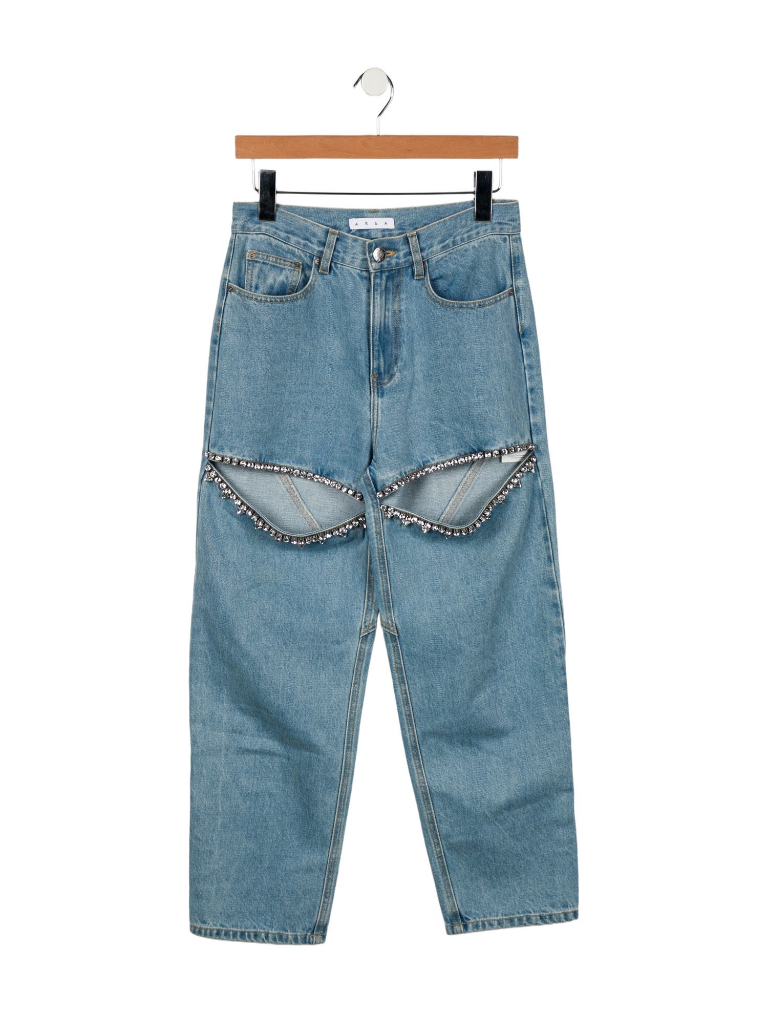 Area High-Rise Straight Leg Jeans