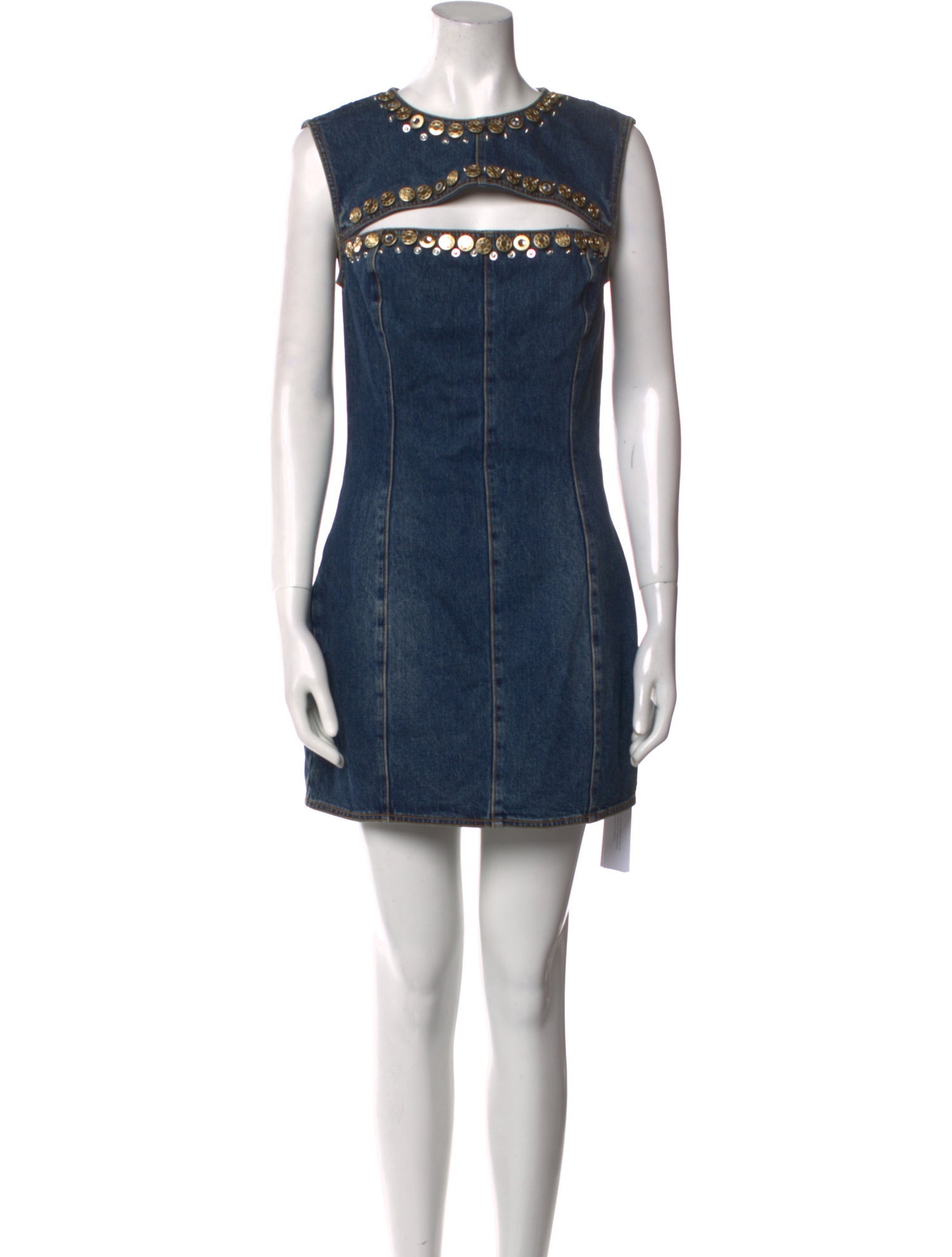 Area Crew Neck Mini Dress w/ Tags