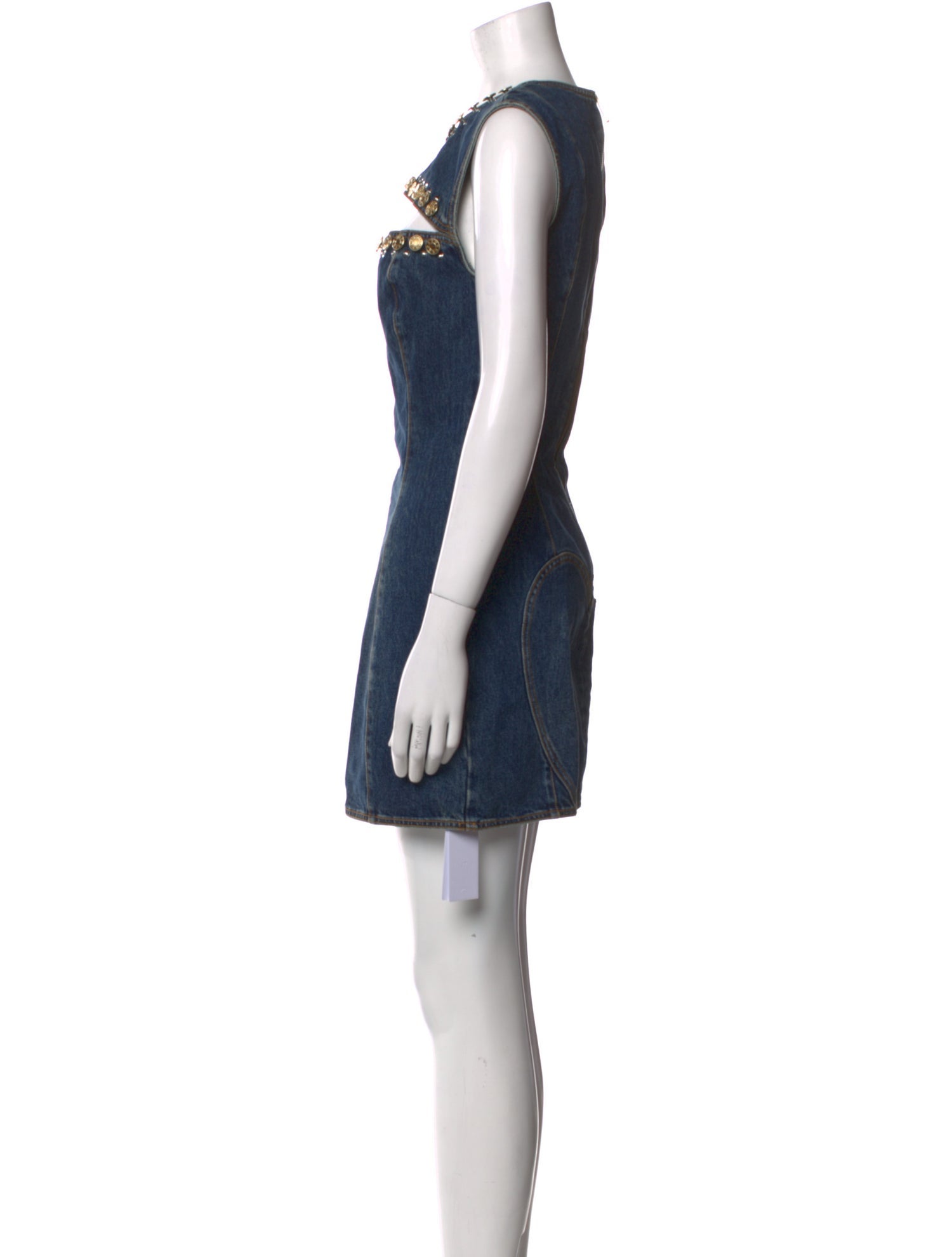 Area Crew Neck Mini Dress w/ Tags