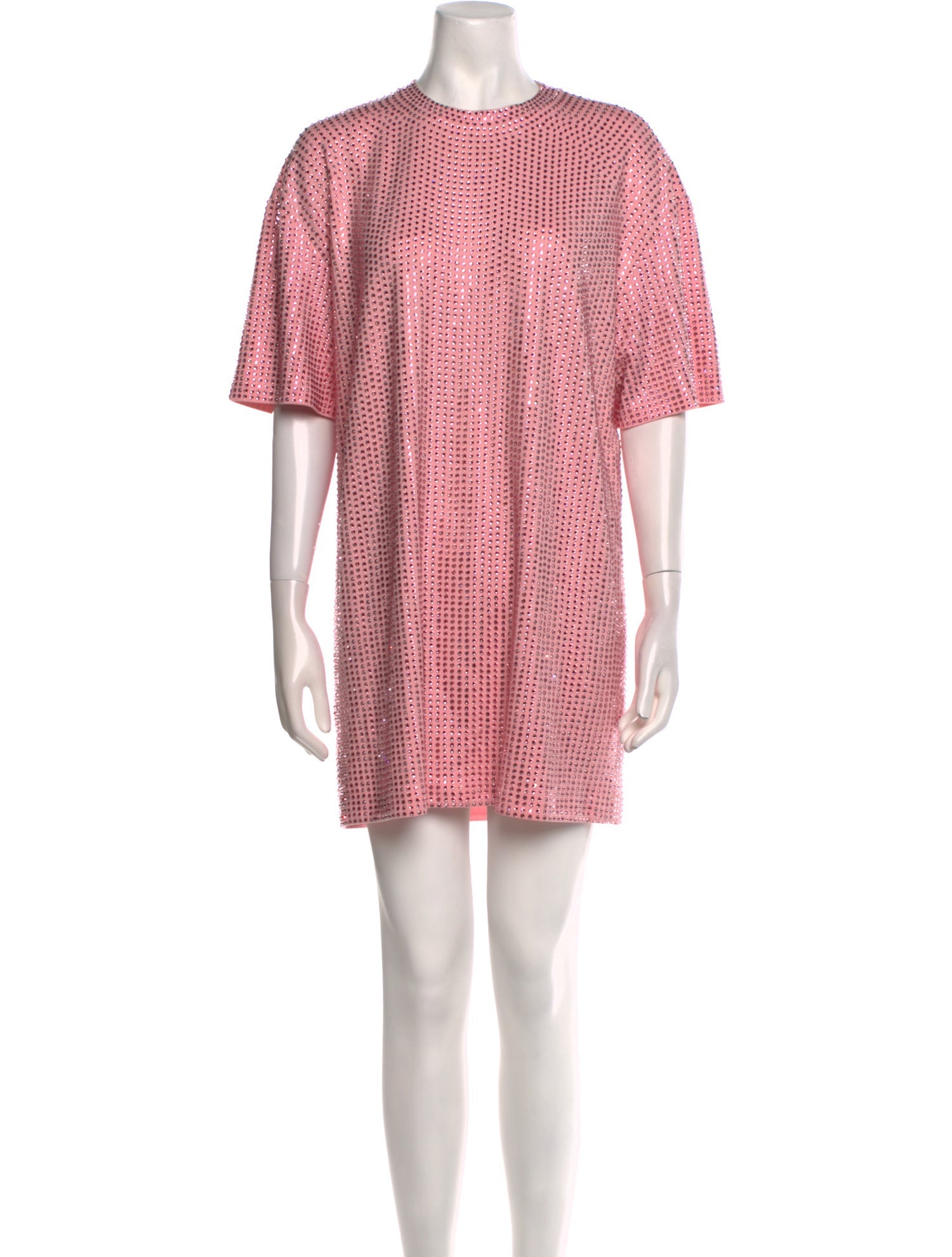 Area Crew Neck Mini Dress