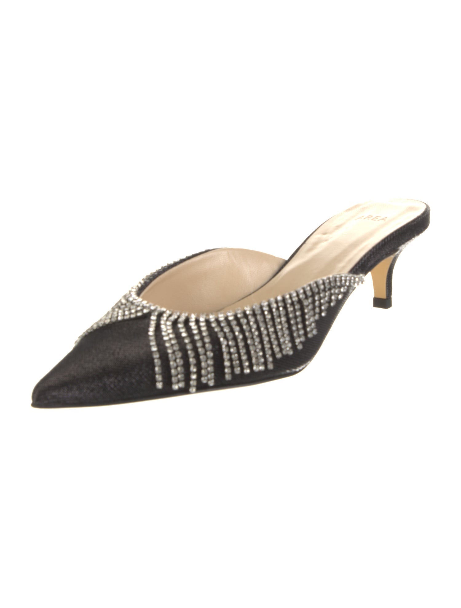 Area Crystal Embellishments Mules