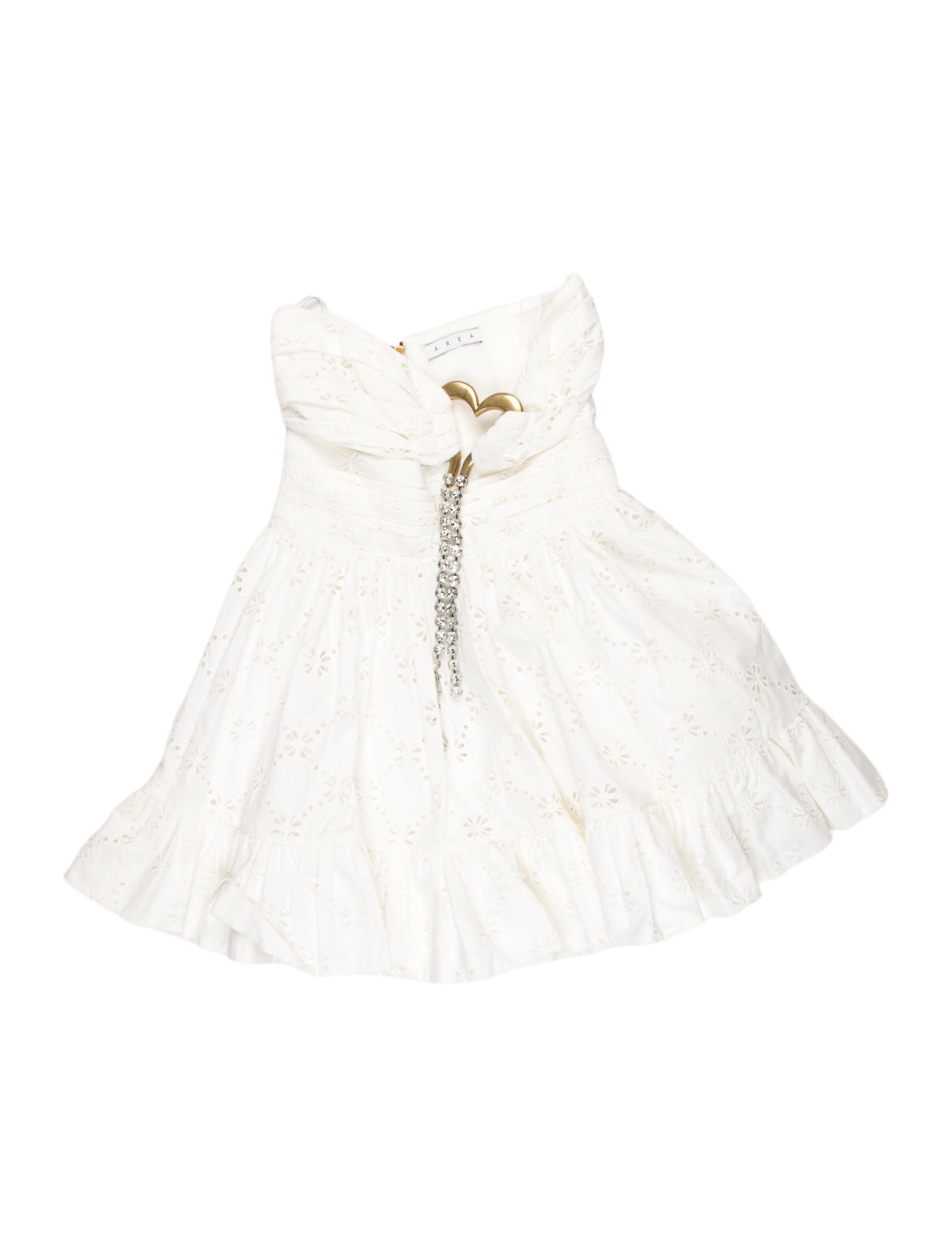 Area Strapless Mini Dress