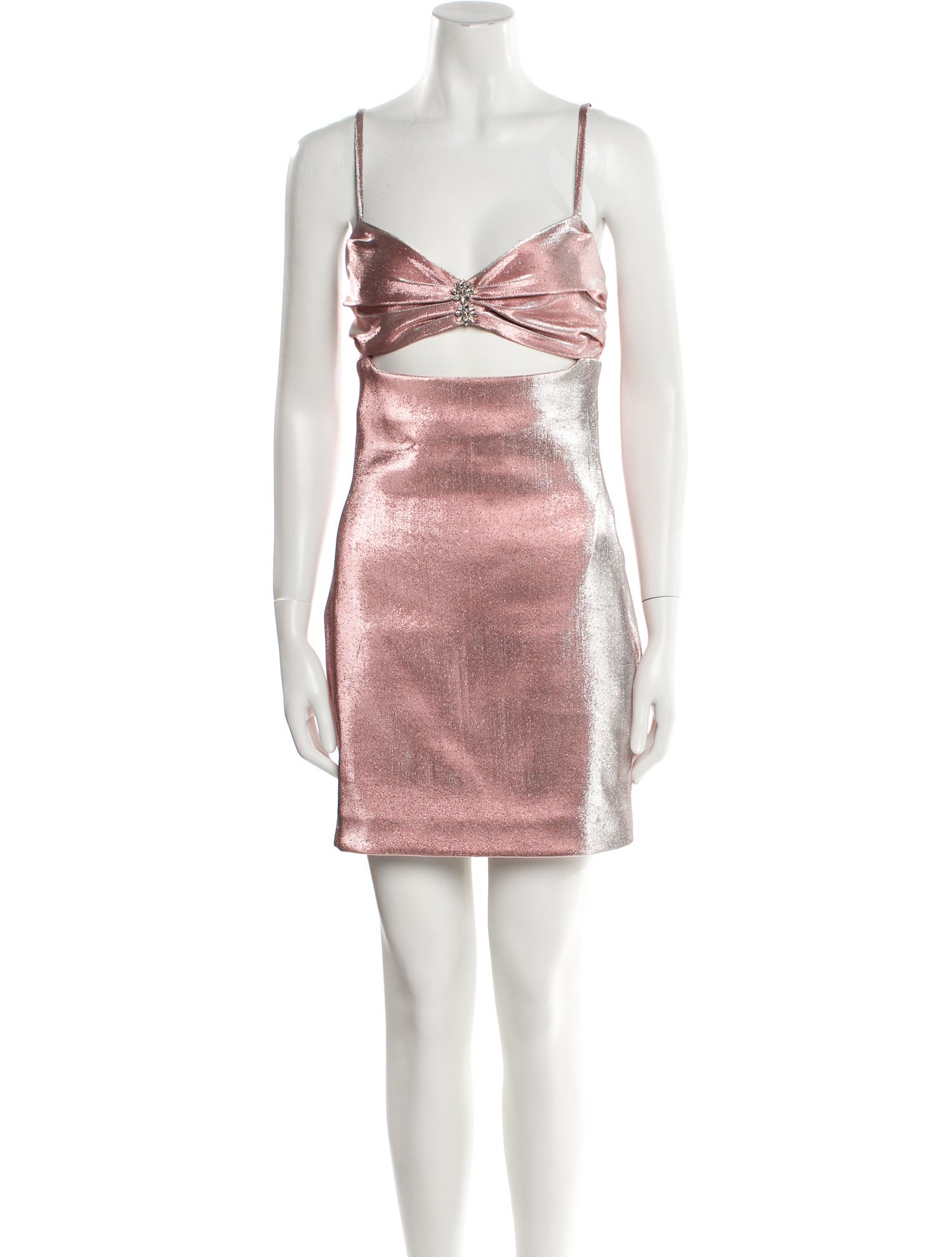 Area V-Neck Mini Dress