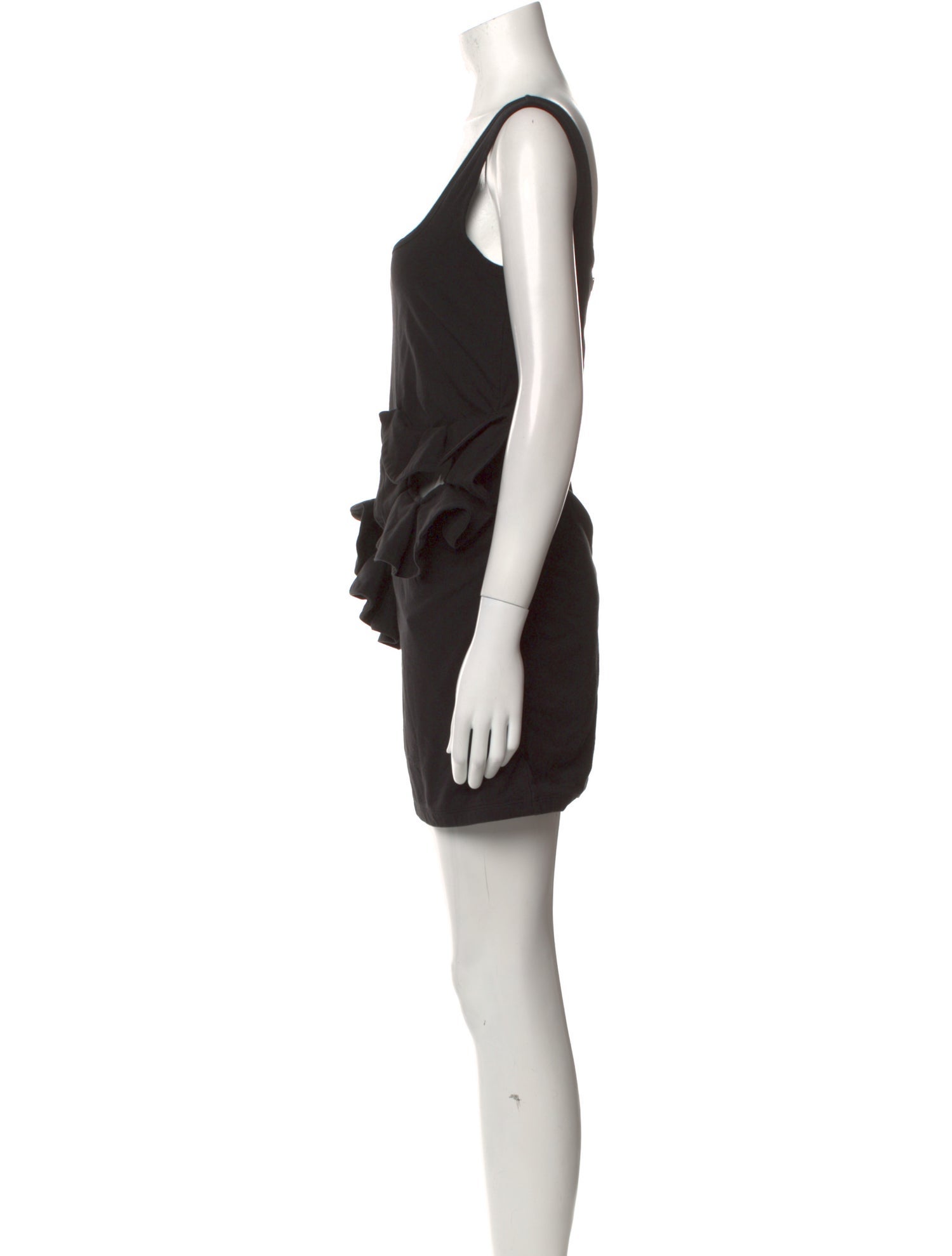 Area Square Neckline Mini Dress