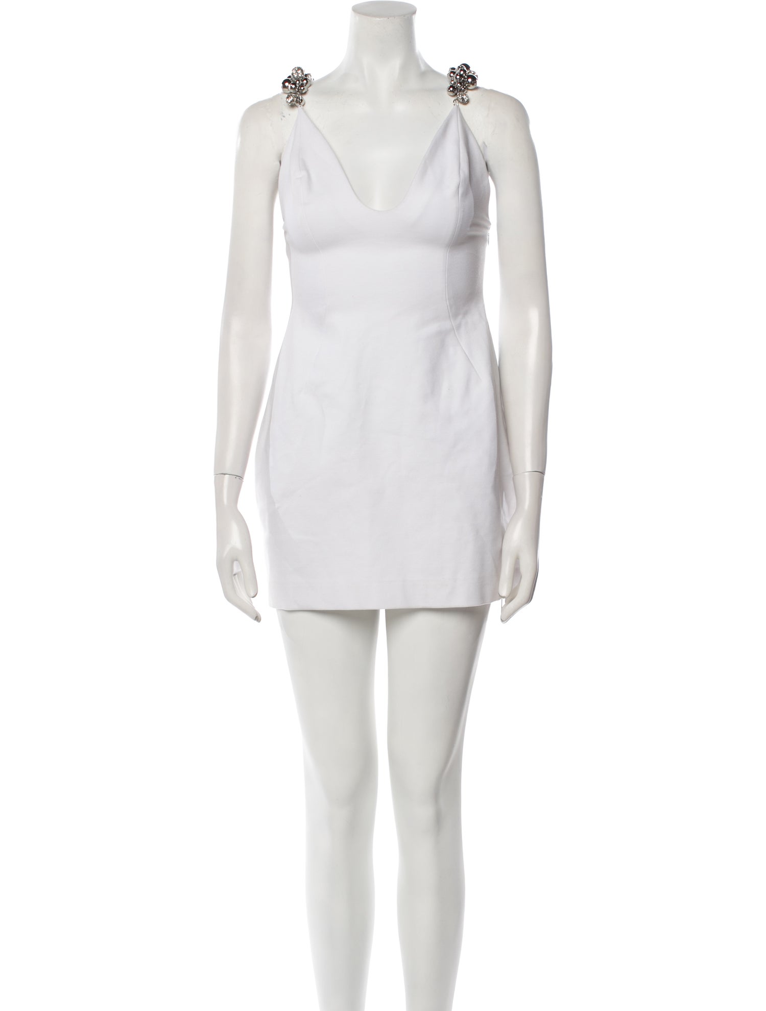 Area V-Neck Mini Dress