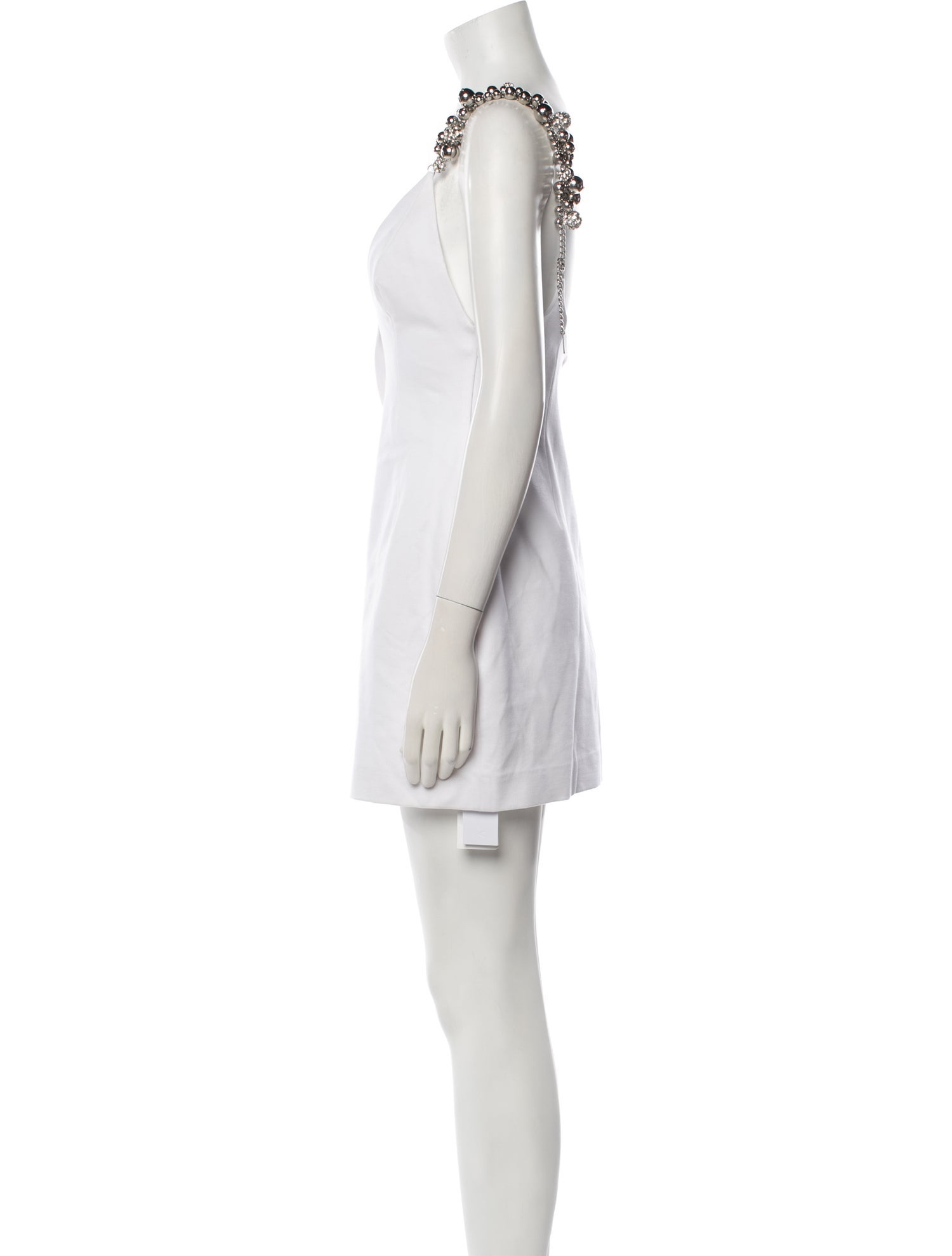 Area V-Neck Mini Dress