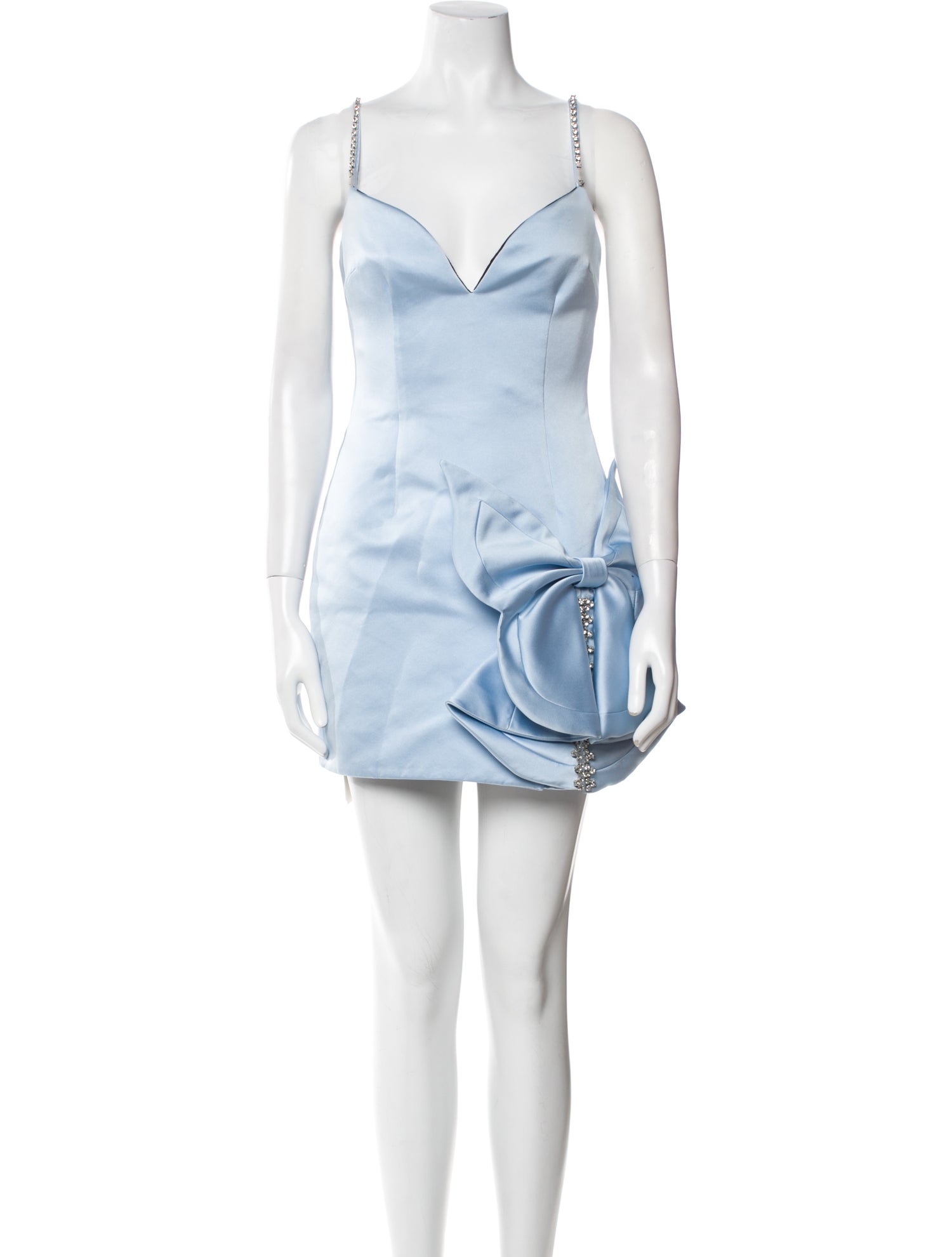 Area V-Neck Mini Dress