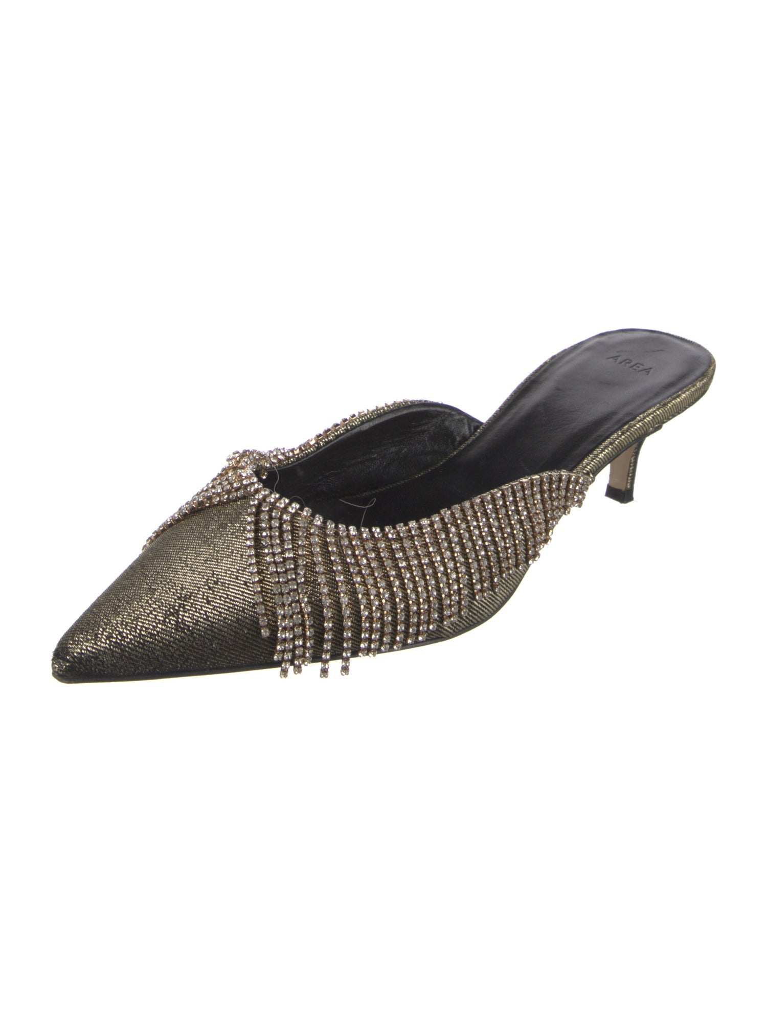 Area Crystal Embellishments Mules