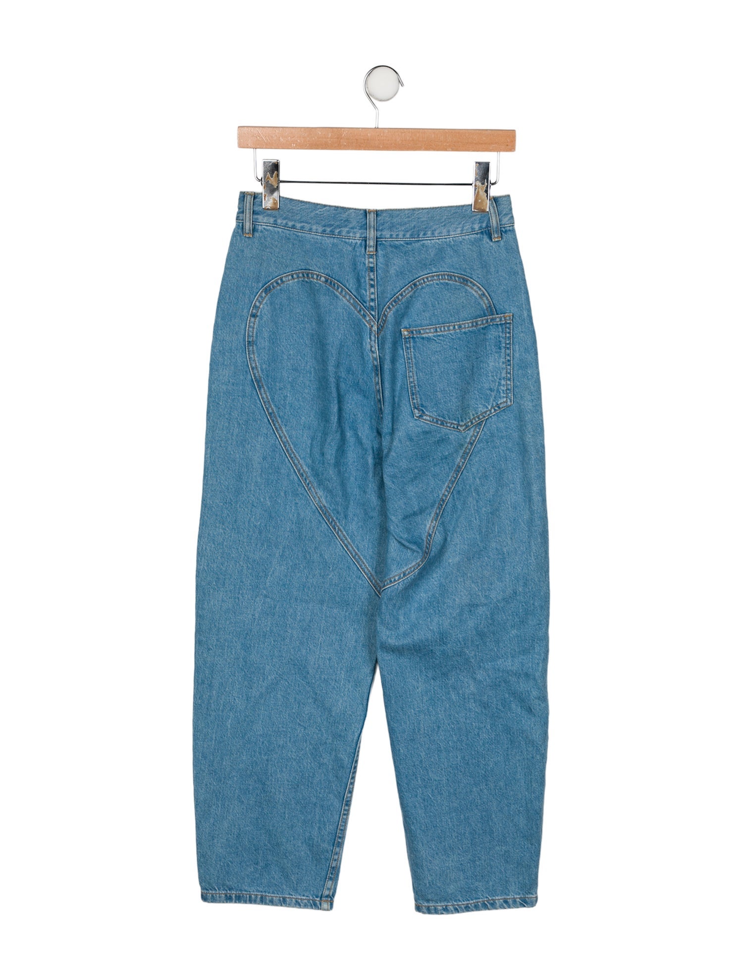 Area High-Rise Straight Leg Jeans