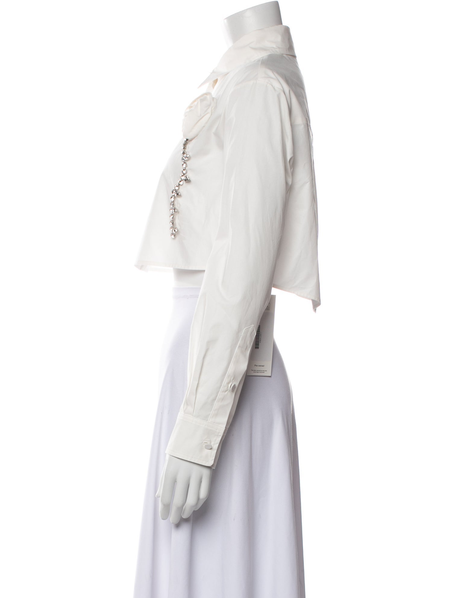 Area Long Sleeve Crop Top w/ Tags