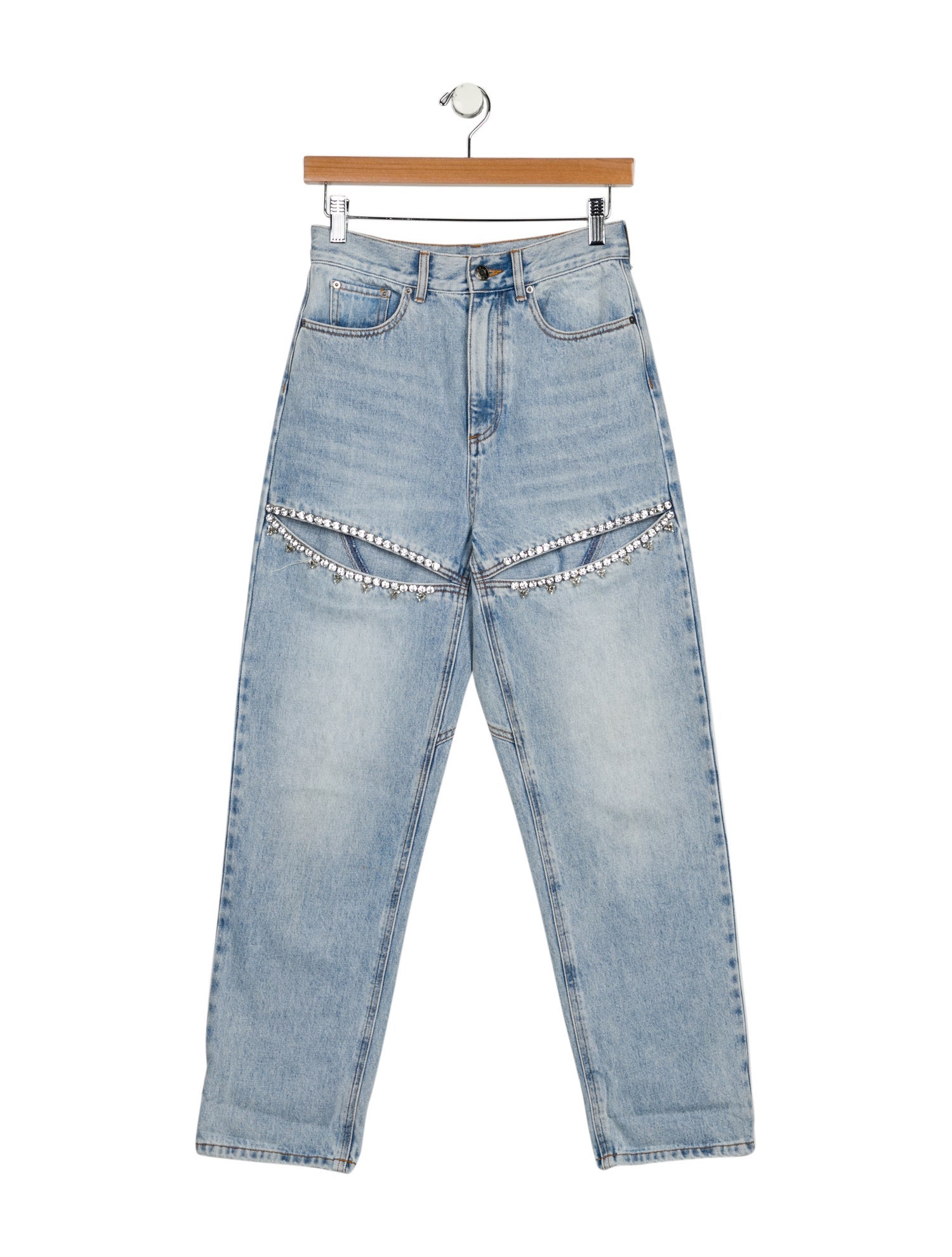 Area High-Rise Straight Leg Jeans