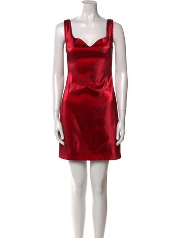 Area Dresses Cowl Neck Mini Dress L