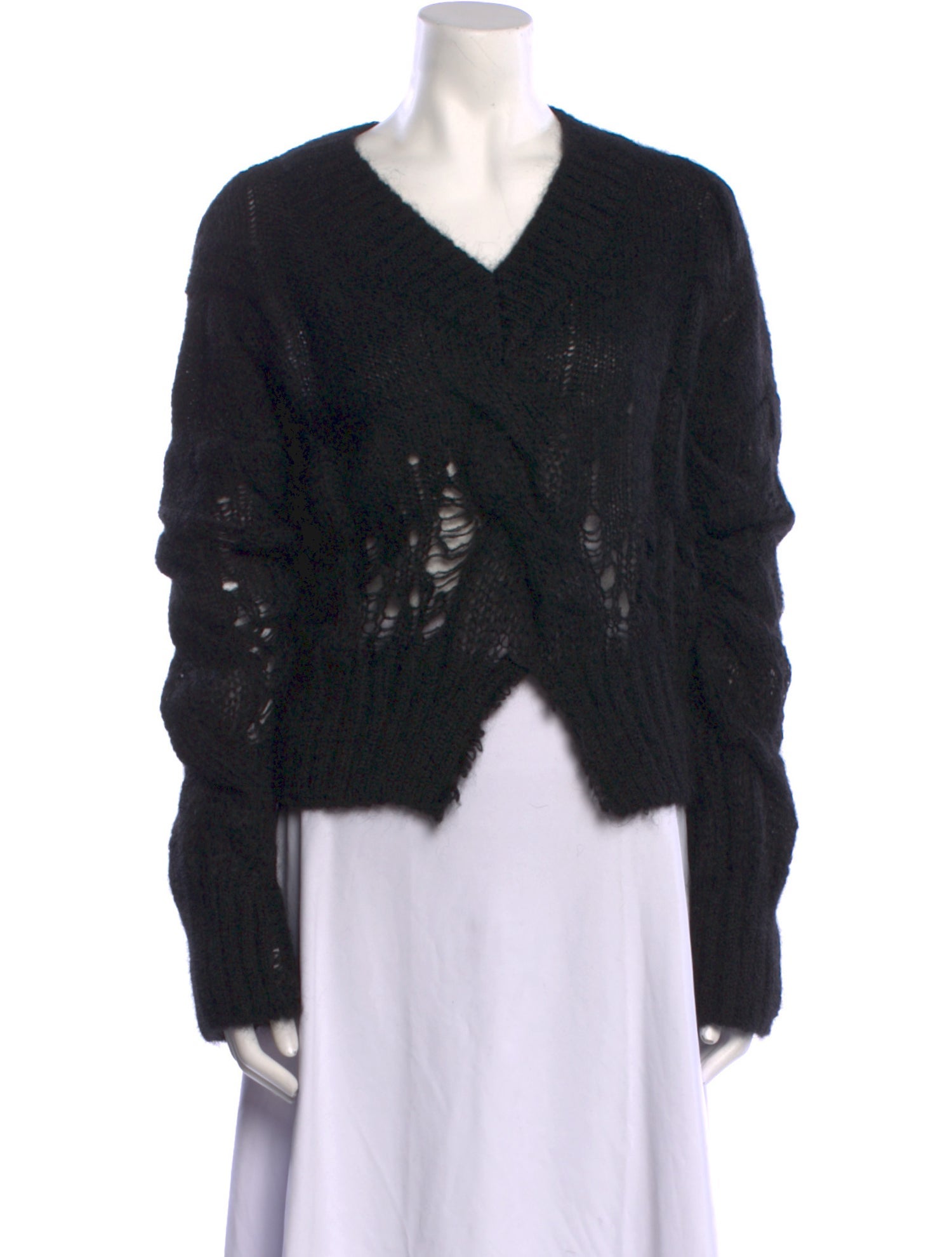 Area Mohair V-Neck Sweater