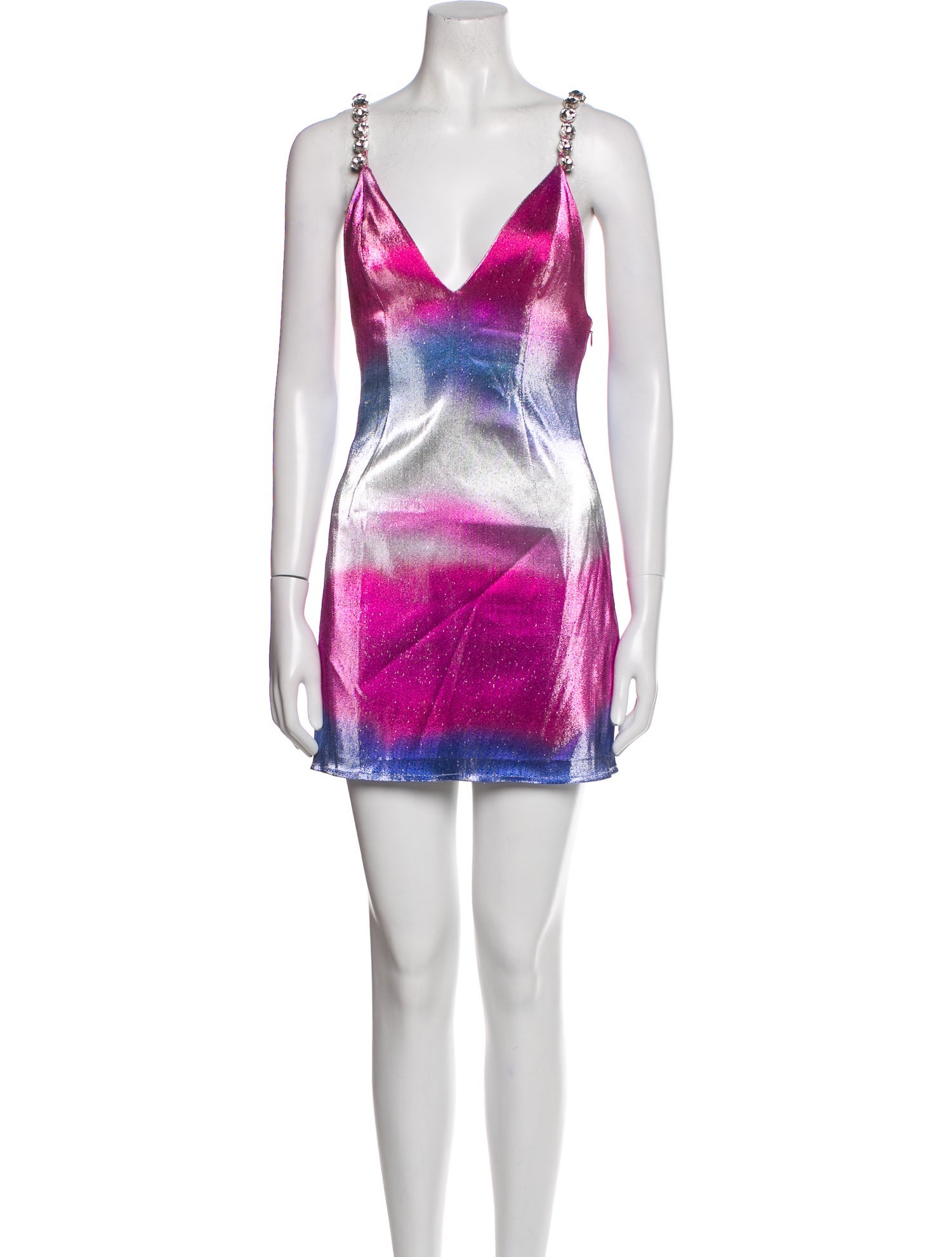 Area Printed Mini Dress