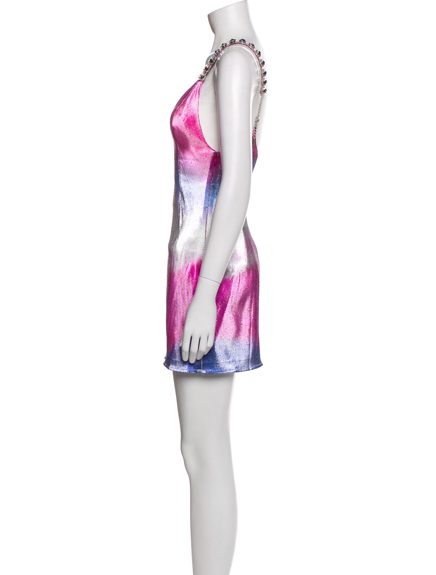 Area Printed Mini Dress