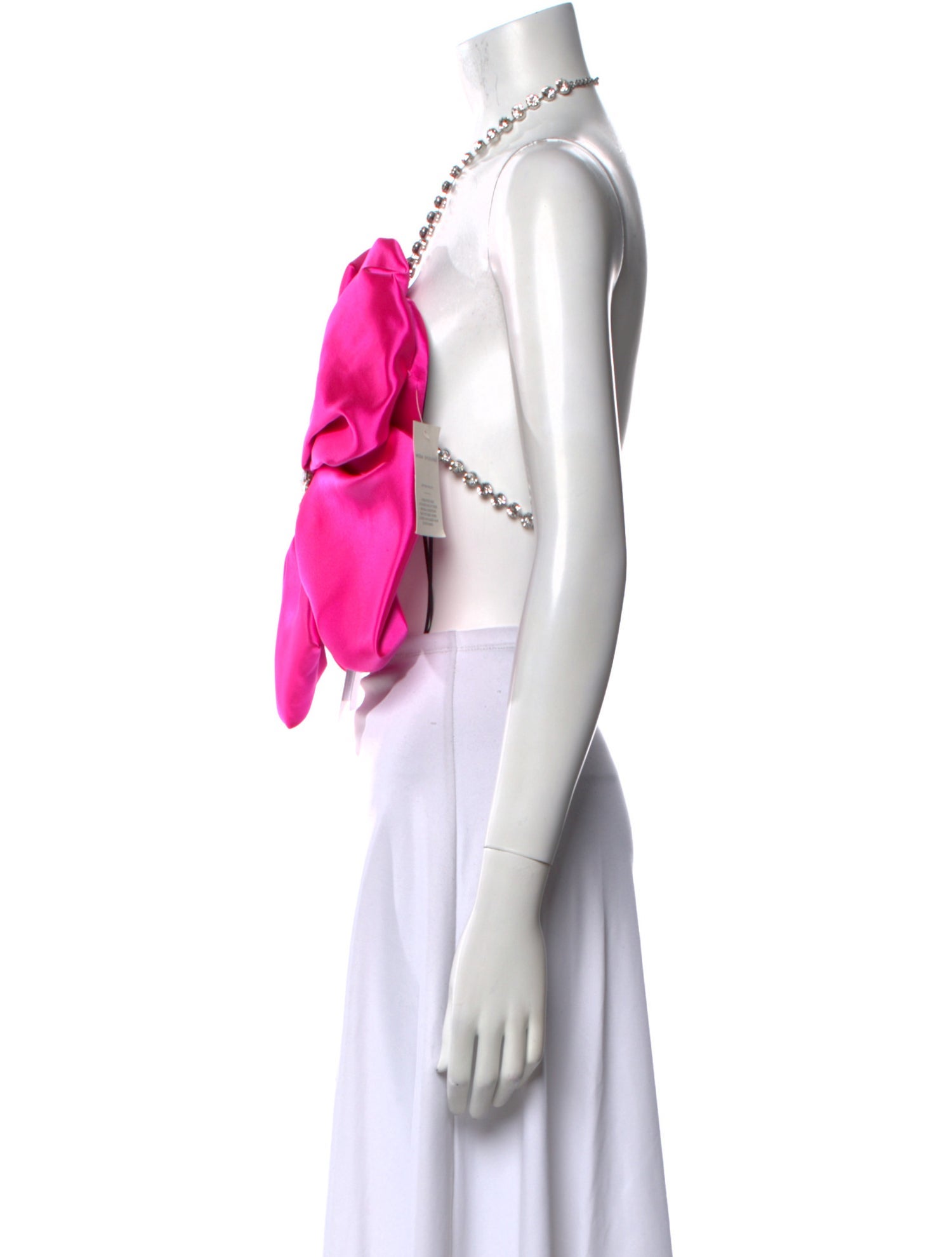 Area Halterneck Sleeveless Crop Top w/ Tags