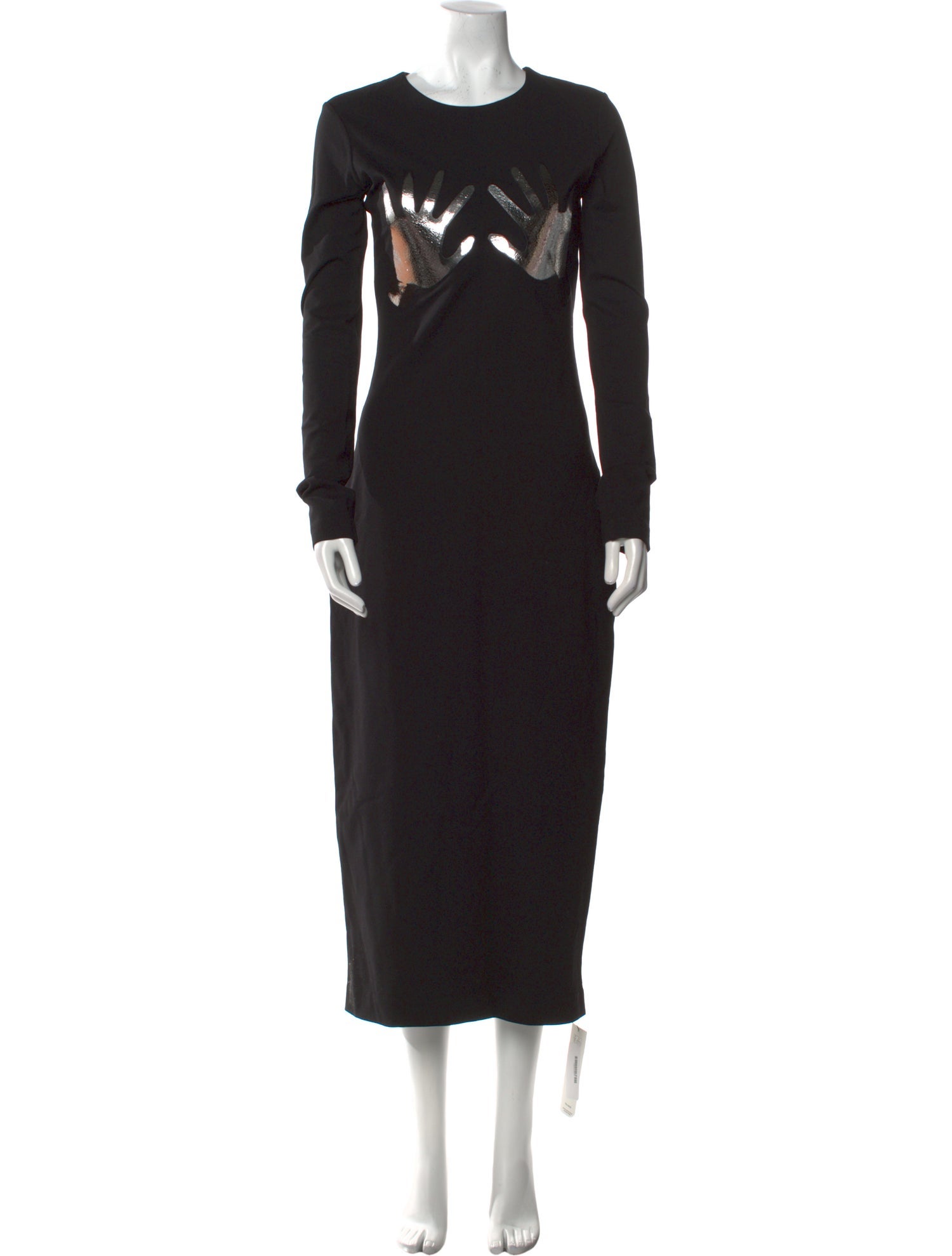 Area Crew Neck Long Dress