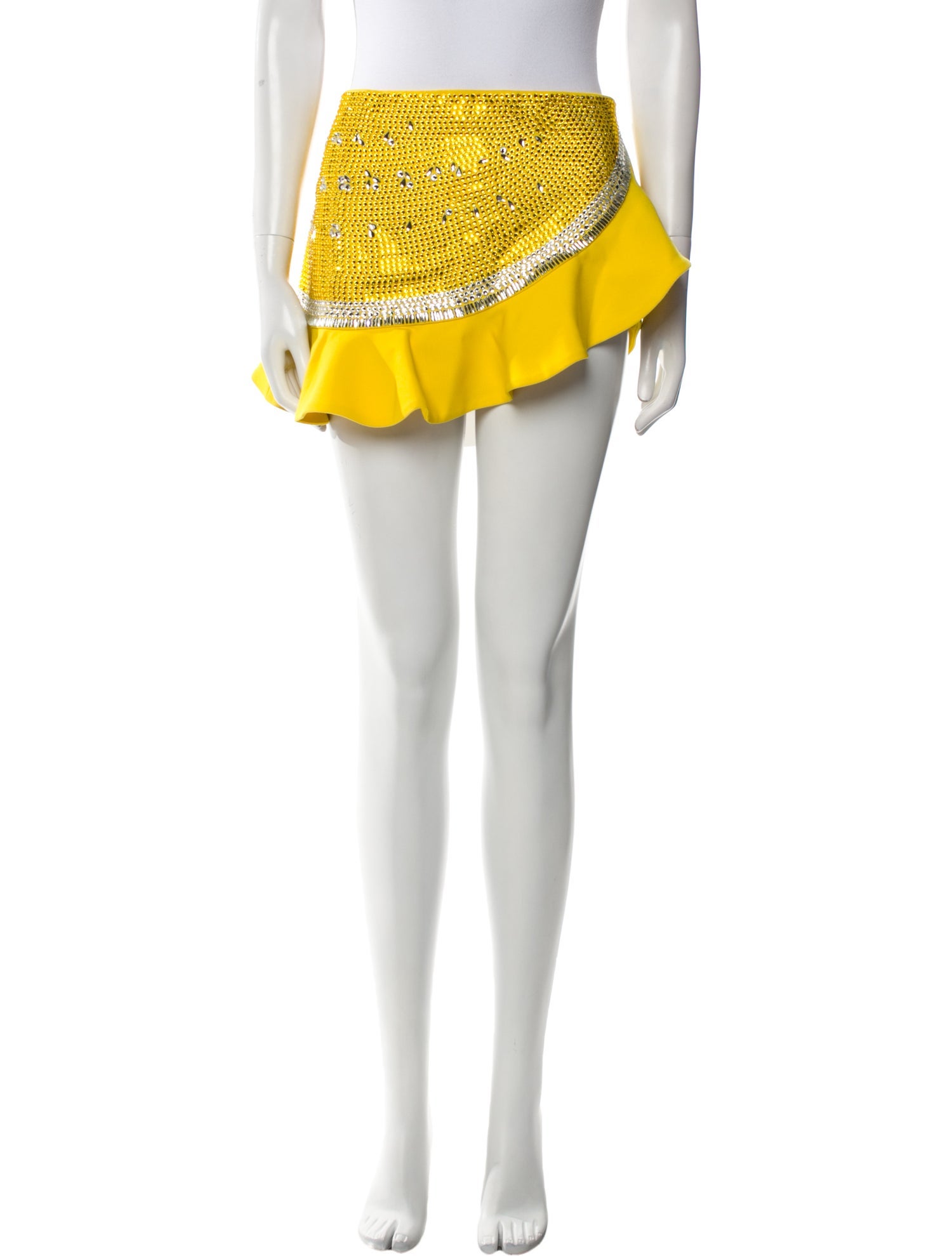 Area Wool Mini Skirt w/ Tags