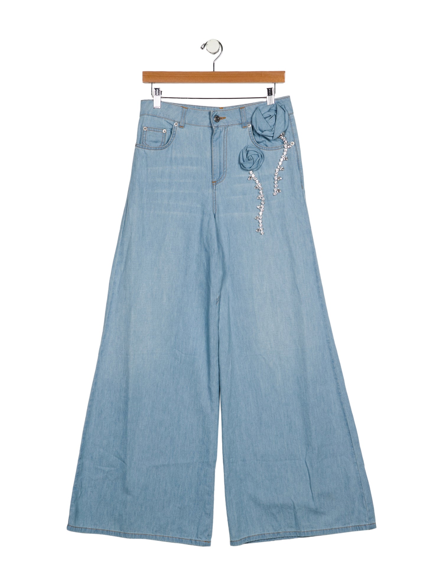 Area High-Rise Wide Leg Jeans