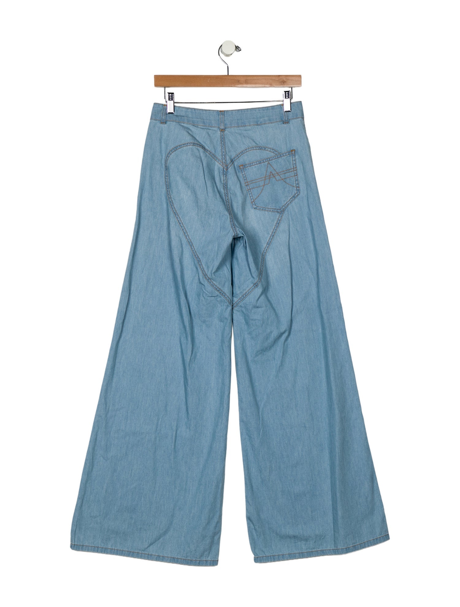 Area High-Rise Wide Leg Jeans w/ Tags