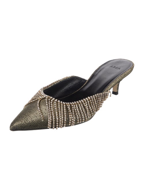 Area Crystal Embellishments Mules