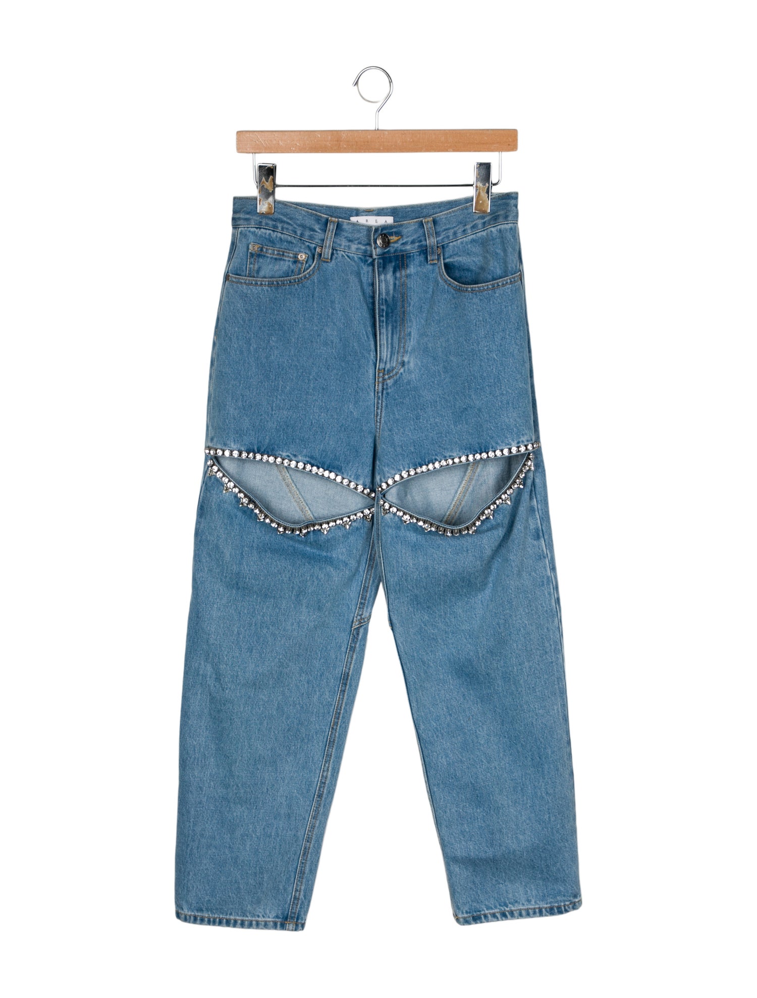 Area High-Rise Straight Leg Jeans