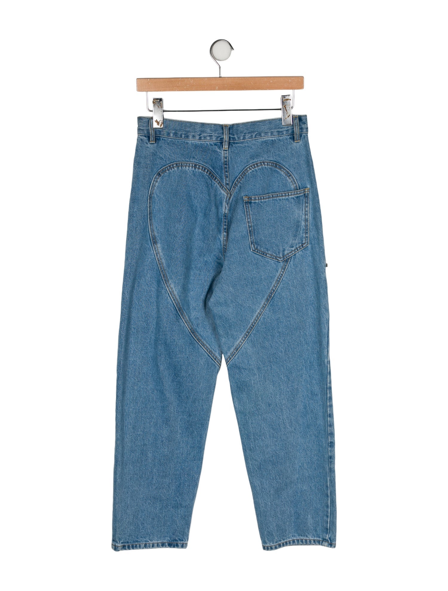 Area High-Rise Straight Leg Jeans