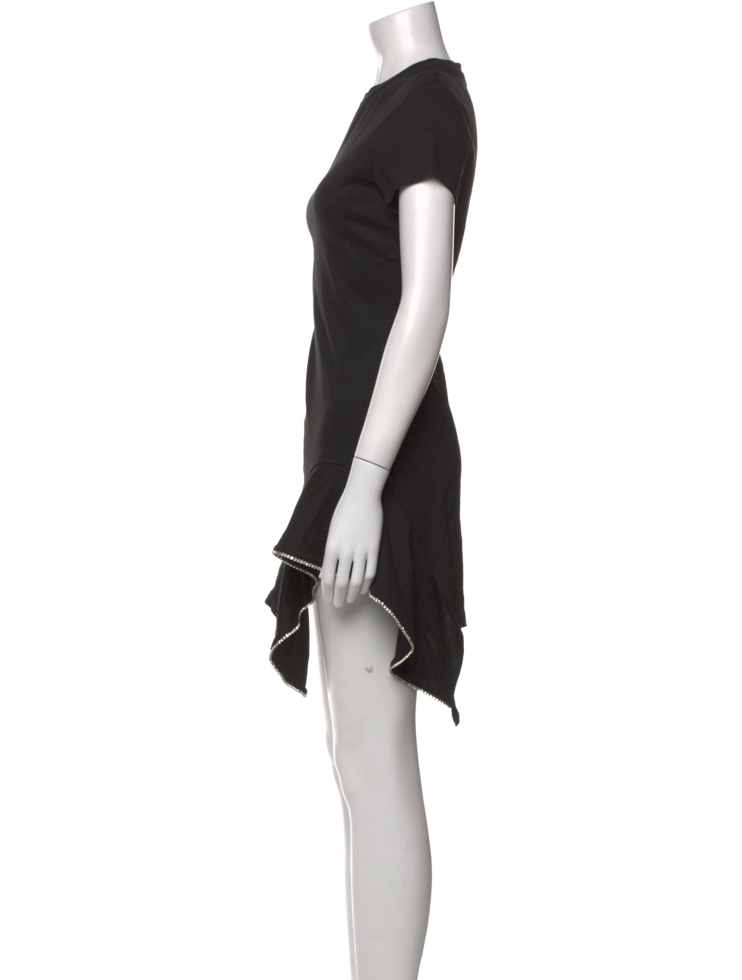 Area Crew Neck Knee-Length Dress