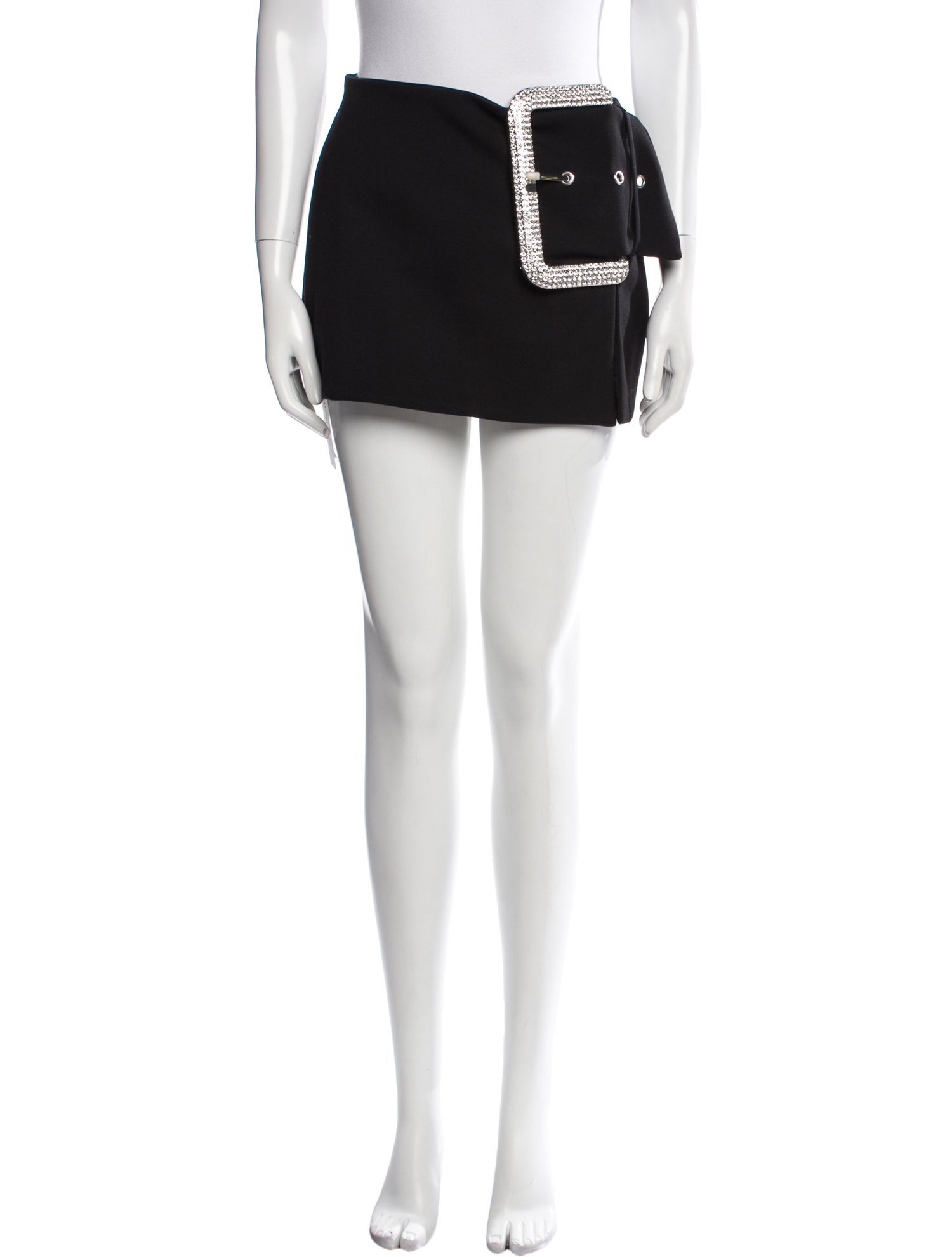Area Virgin Wool Mini Skirt